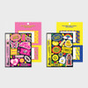 Pack of 6 Sheets - Wanna This Color Object Removable Decorative Sticker Pack