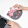 Smooth Gliding Surface - Meowman Cute Cat PVC Mouse Pad