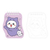 Ghost Chunbae - Meow Man Cute Cat Die-Cut Pocket Unlined Notepad