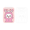 Rabbit Chunbae - Meow Man Cute Cat Die-Cut Pocket Unlined Notepad
