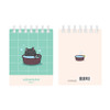Navi - Meow Man Cute Bath Cat Pocket Unlined Notepad