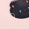 Round Edge - Meow Man Cute Cat Face Mini Spiral Memo Pad