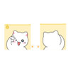 Yellow Chunbae - Meow Man Cute Cat Mini Canvase Flat Zipper Pouch