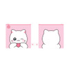Pink Chunbae - Meow Man Cute Cat Mini Canvase Flat Zipper Pouch