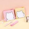 Cute Design - Meow Man Cute Cat Mini Canvase Flat Zipper Pouch
