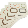 Set of 5 sheets - UNIVERSAL CONDITION Vintage Blank Label Sticker Set