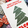 Tree Design - UNIVERSAL CONDITION Welcome Christmas Greeting Card