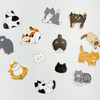 Pack of 13 stickers - 7321 Design Cozy Cat House Removable Die Cut Sticker Pack