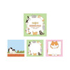 Cat - 7321 Design Cute Non-Sticky Memo Pad with Cover
