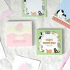 7321 Design Cute Non-Sticky Memo Pad with Cover