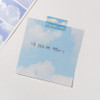 Usage Example of Mingkit Cloud Photo Non-Sticky Memo Pad