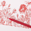 Red Ink - Appree Rose Anti-Roll 0.5mm Gel Pen
