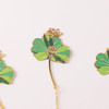 Sturdy Metal Build - Appree Lotus Leaf Metal Bookmark with Chain