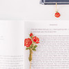 Usage Example of Appree Rose Metal Bookmark with Chain