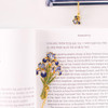 Usage Example of Appree Iris Metal Bookmark with Chain