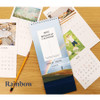 Rainbow - Indigo 2027 Mind Snap Slim Desk Calendar