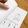 Glue Binding - Indigo 2027 Lunar Colorful Retro A4 Wall Calendar