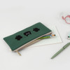 Black Cat with Clover Slim Padded Pencil Pouch