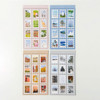 Mingkit Four Season Stamp Removable Sticker Pack