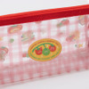 Translucent Gingham PVC - Romane Brunch Brother Tomato Triangle PVC Pencil Case