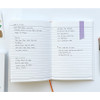Lined Note - Design comma-B Deep Dive Hardcover Undated Monthly Diary Journal