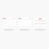 Calendar Pages - Indigo 2027 Gibon A4 Desk Calendar with Weekly Scheduler