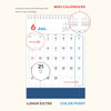 Calendar Pages - Iconic 2027 Essential A4 Wall Calendar