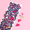 Pop Ribbon - PLEPLE Oh My Confetti Glitter Removable Sticker Pack