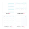 Planner Pages -  CONIC 2027 Slow Dated Weekly Diary Planner