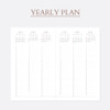 Yearly Plan - Indigo 2027 Writer's Leather B6 Dated Monthly Diary