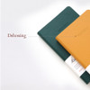 Debossing - Indigo 2027 Writer's Leather B6 Dated Monthly Diary