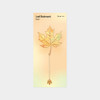 Appree Maple Leaf Metal Bookmark with Chain