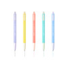 4 Color Ink - Monami MONAMI 153 Clip Pastel 0.5mm Ballpoint Pen Set of 5