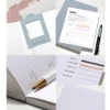 Bookmark & Test Paper & 120gsm Paper - Wanna This 2027 Delight Log B6 Dated Weekly Diary