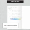 Free Note - Wanna This 2027 Delight Log B6 Dated Weekly Diary
