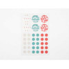 Dailylike Circle patterns paper Masking sticker set - Alley