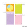 PlanD Make a plan Sticky memo notes 120 sheets