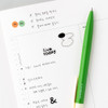 Apple green - Black Point Pen 0.5mm