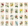 Pack of 48 stickers - Nacoo Flower Label Sticker Pack