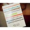 N.IVY Odong et valerie Scandinavia deco sticker set of 5 sheets