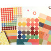Gunmangzeung Petit deco basic paper sticker set 8 sheets