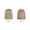 Monopoly Wanna be professional leather small backpack
