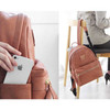 Monopoly Wanna be professional leather small backpack