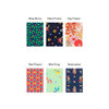 Ardium Nature colorful flower pattern lined notebook with leather cover