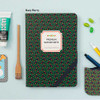 Ardium Nature colorful flower pattern lined notebook with leather cover