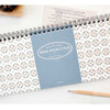 Iconic Wirebound pattern weekly planner memopad desk pad