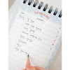 Iconic Wirebound pattern To do list desk notepad