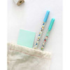Romane MOMOs blog pattern color gel pen 0.35mm