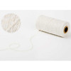 Dailylike Roll Twine cotton string - Beige with white stripe 236yd