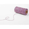 Dailylike Roll Twine cotton string - Mix with white stripe 236yd